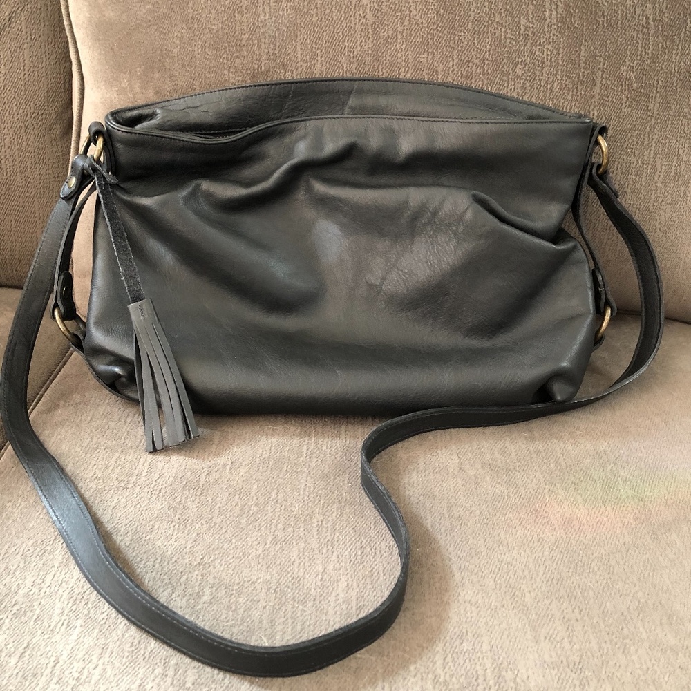 Eileen Fisher Leather Crossbody Handbag